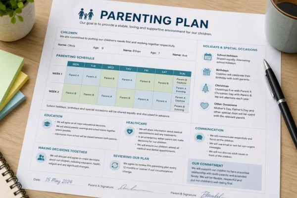 Understand parenting plans Halifax